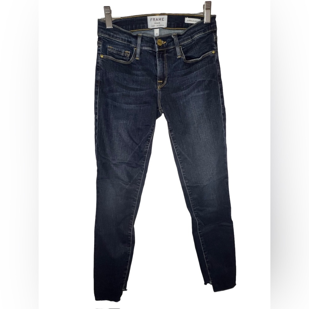FRAME denim Le Skinny De Jeanne Blue Size 24